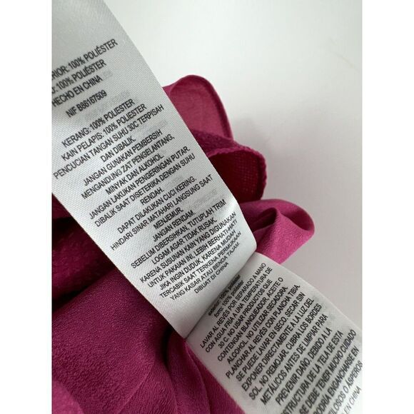 Ted Baker Sz 2X Luaan Deep Pink Button Through Cami Midi Dress Size 6 - Picture 8 of 8